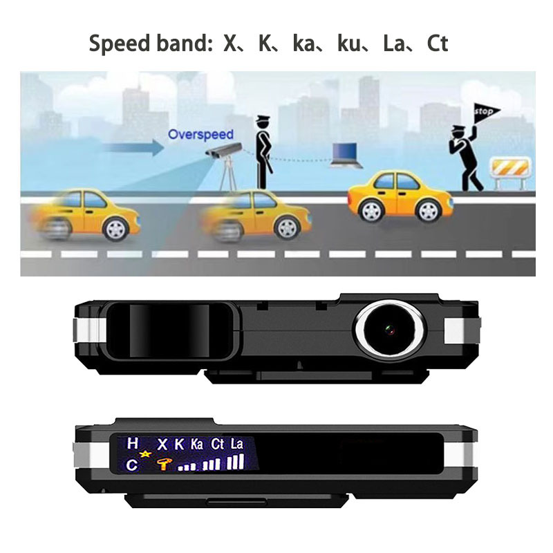 Vehicle-mounted driving recorder mobile speed electronic dog VG3 e-commerce two-in-one Russian radar electronic dog