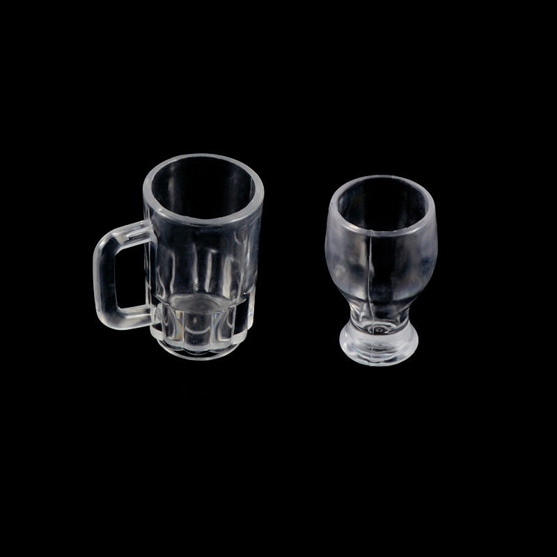 DIY Mini Cup Simulation Miniature Beer Cup Ice Cream Cup Santa Cup Doll House Scene Food Play Model Accessories