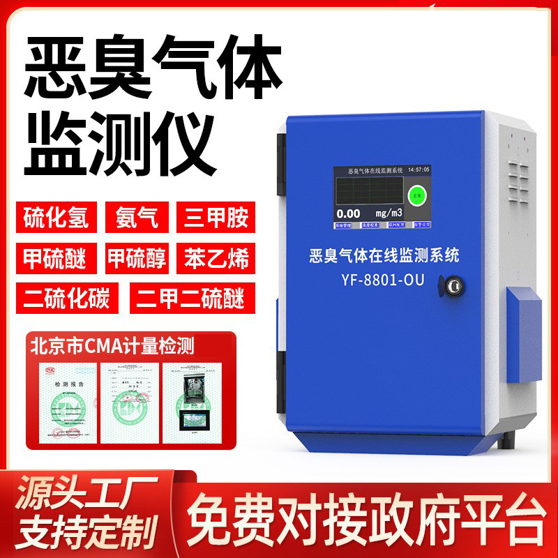 Индивидуальный детектор запахов на свалке, система онлайн-мониторинга запахов, детектор запаха сероводорода