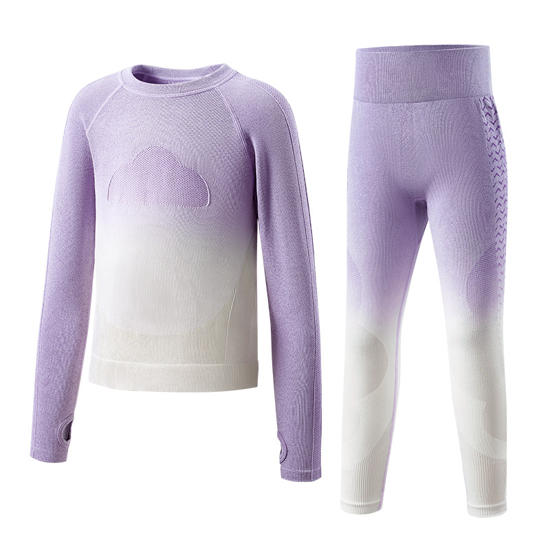 KK Tree Children's Skiing Quick-drying Warm Inner Wicking Sweat Breathable Men's and Women's Autumn and Winter Outdoor Sports Functional Underwear suit