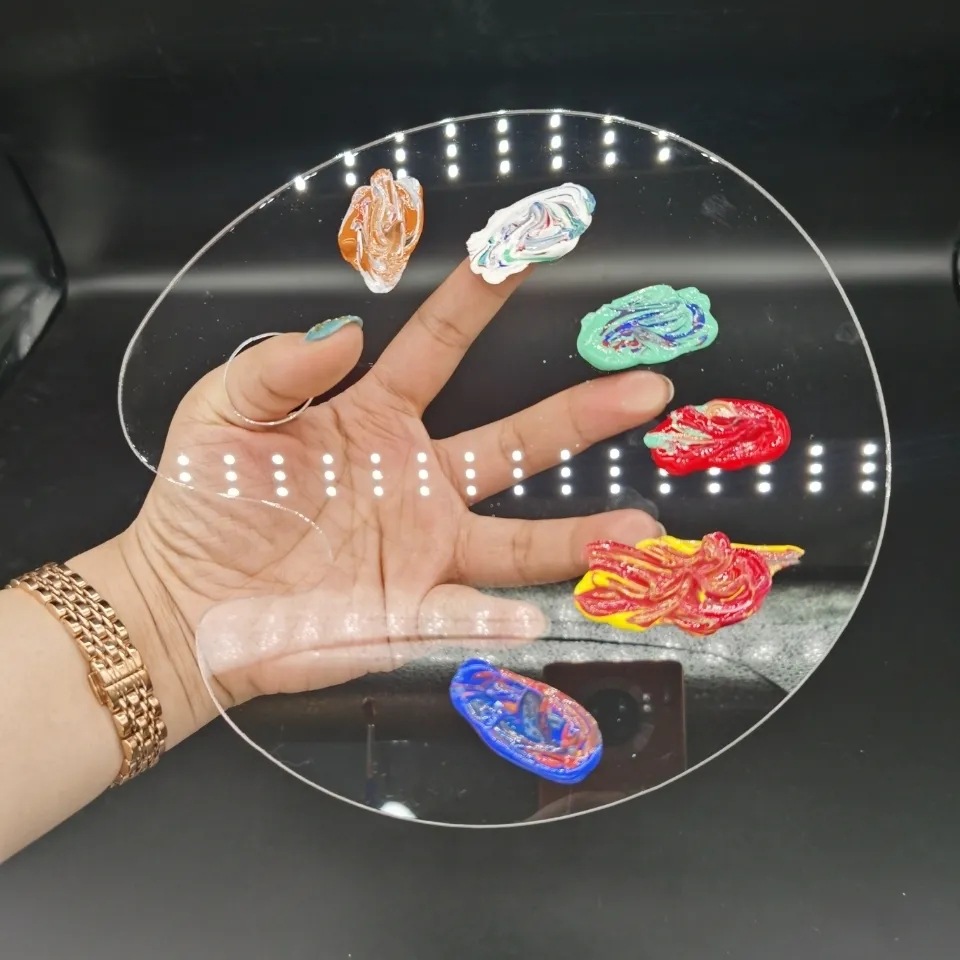 Акриловая палитра, инструменты для маникюра