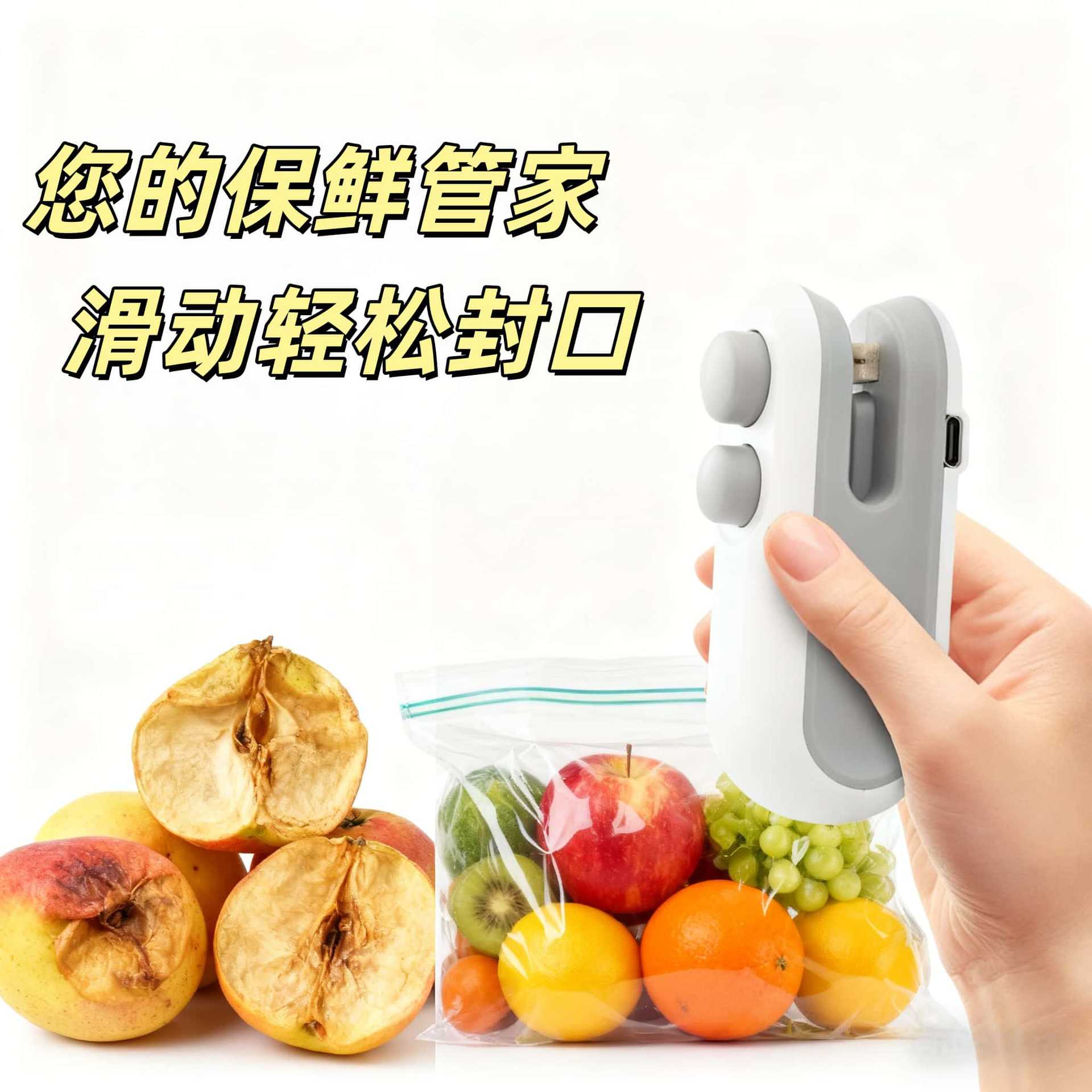 Машина для запечатывания закусок, маленький домашний запайщик, мини запайщик, ручной пластиковый запайщик, артефакт для запечатывания пластиковых пакетов