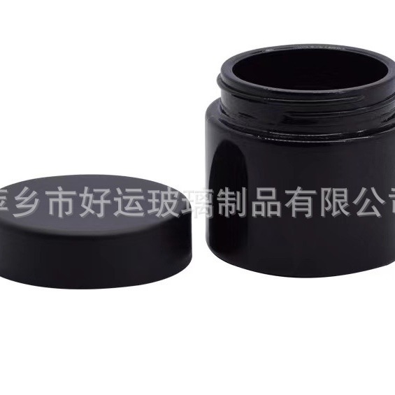 Factory Direct supply 250ml amethyst glass bottle, tea coffee can glass bottle, pure black raw materials