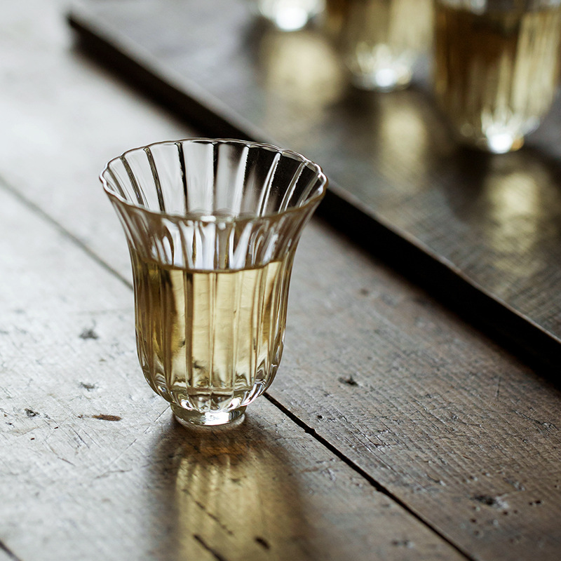 Домашняя винтажная стеклянная чашка, мини-борасиликатная, маленькая чашка для кунг-фу