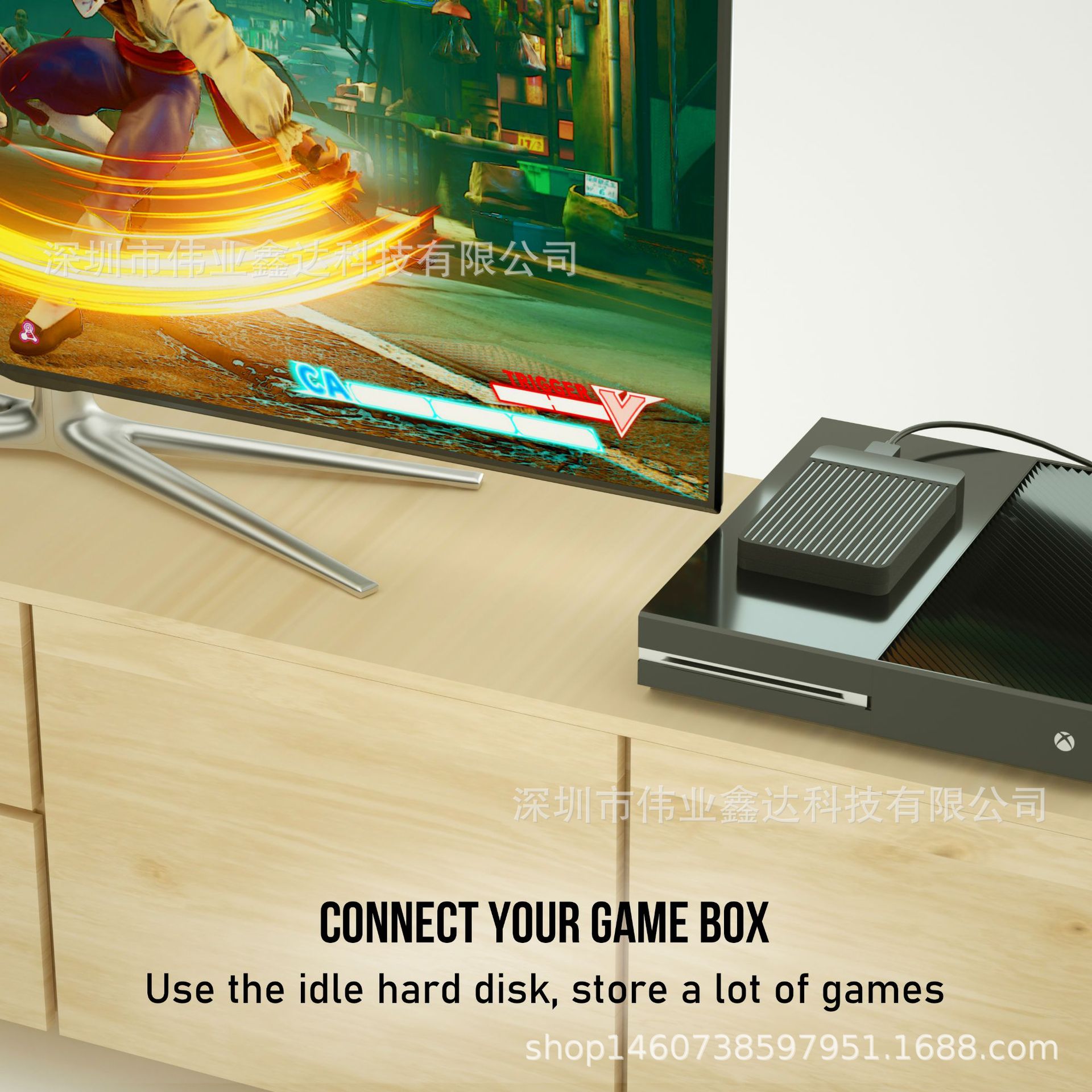 2.5 inch USB3.0 type c mobile hard disk box maximum support 6TB UASP 6Gbps two optional