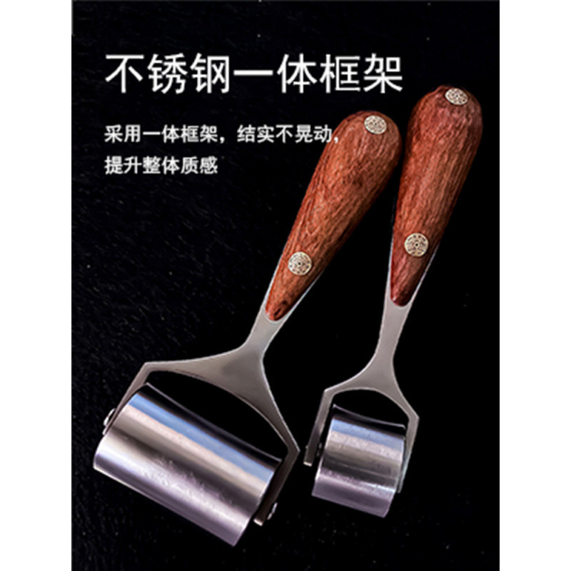 Rosewood Roller Hand Push Edge Leather DIY Tool Wallpaper Film Car Sound Insulation Laminator Anti-Wall