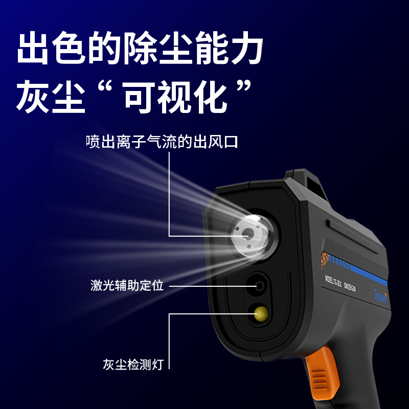 Egyptian TG2031/2032 Electrostatic Removal Equipment Handheld Electrostatic Removal Gun Pulse Ion Air Gun High Efficiency Dust Removal