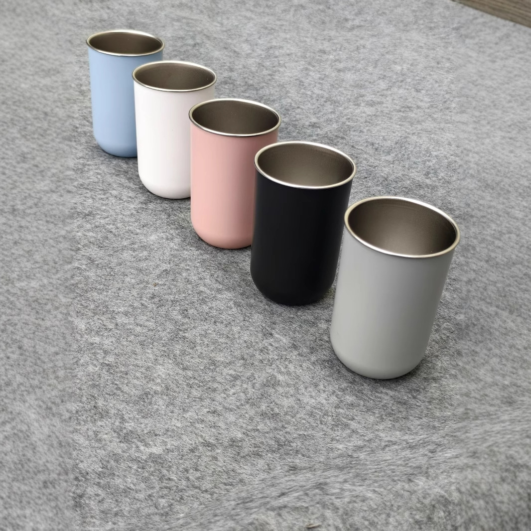 Чаша для полоскания рта из нержавеющей стали 304, домашняя чаша для чистки зубов, простая чаша для зубных щеток детей, многофункциональная чаша для воды с высоким дизайном