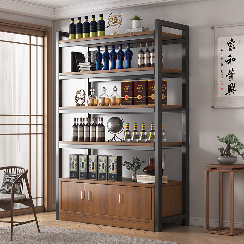 Новый китайский винный шкаф, настенный шкаф для гостиной, витрина для алкоголя и табака, винный держатель, новые винтажные шкафы 2024 года
