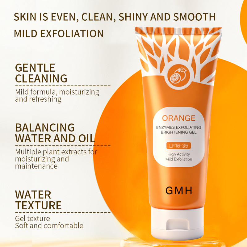 Full English Orange Exfoliating Gel Orange Enzyme Exfoliating Facial Gel Customized for Foreign Trade Products