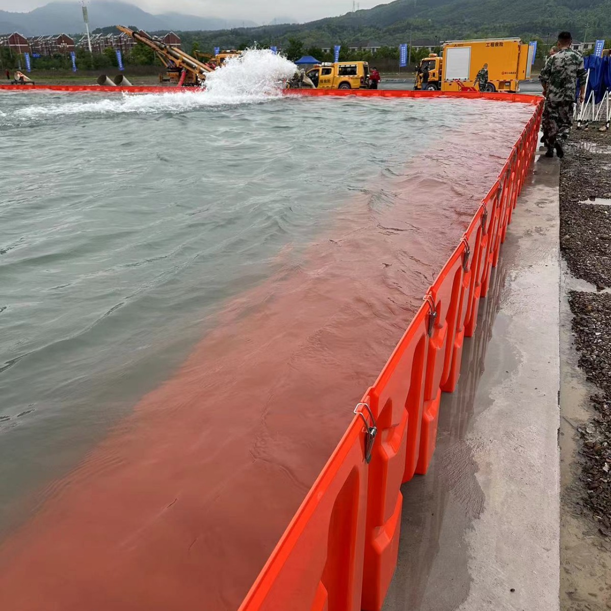 Плита для контроля наводнений, песчаный мешок для контроля наводнений, комбинированная плита для контроля наводнений