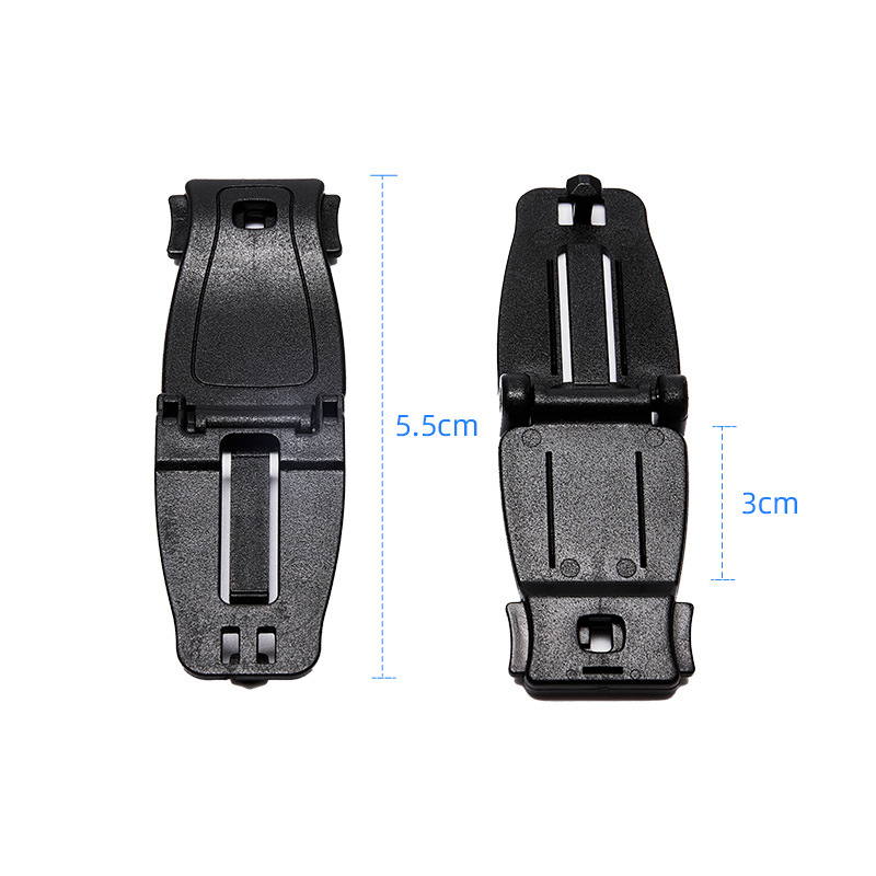 Backpack Storage Clip Plastic Outdoor Military Backpack Clip Black Webbing Fastener Portable Design