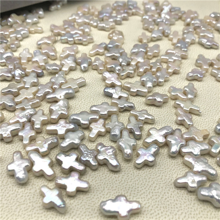 Freshwater Pearl Baroque Cross Alien Pearl Lustre Good Diy
