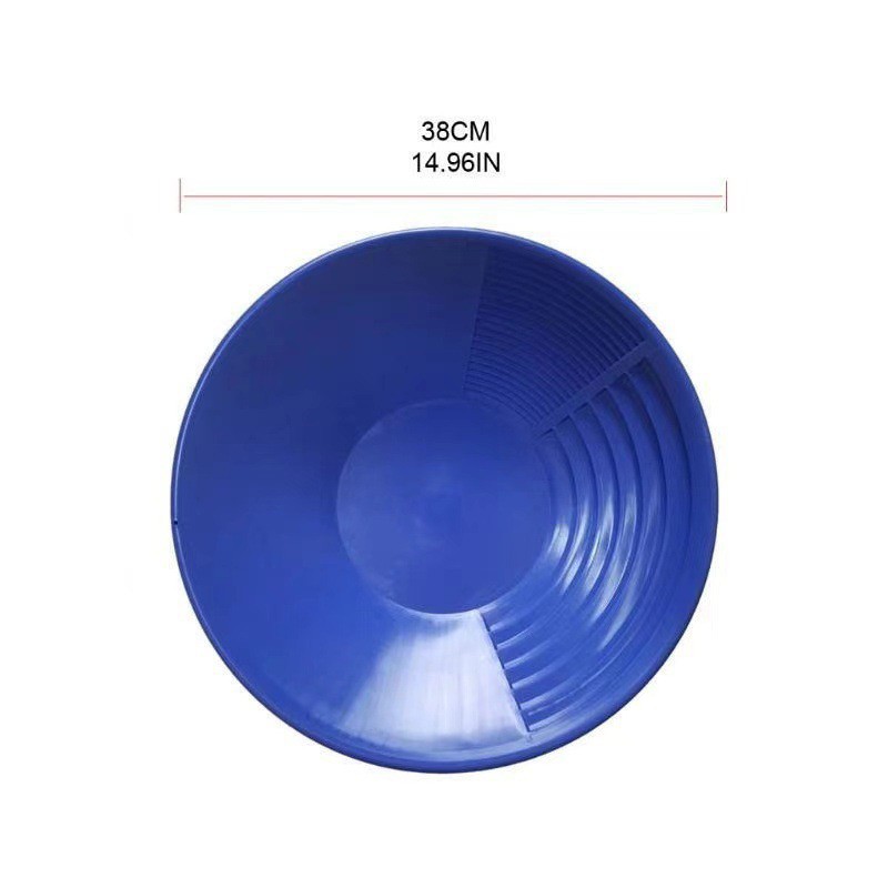 New Thickened Plastic Panning Basin Sand Panning Gold Artifact Small Hand Panning Plate Tool Non-panning Machine Blanket Equipment