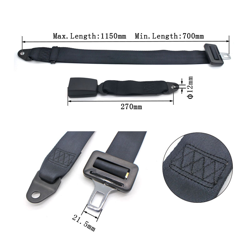 Safety belt manufacturer two-point safety belt bus safety belt children's play equipment with one belt