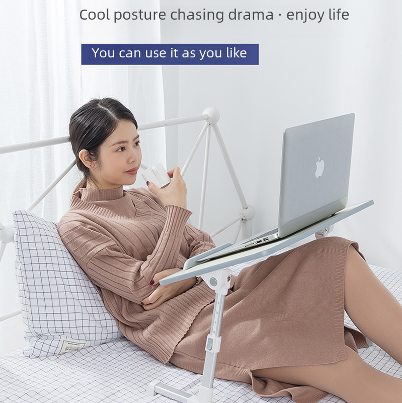 Laptop Desk Bed Desk Foldable Lazy Small Table Bedroom Student Dormitory Study Table Simple