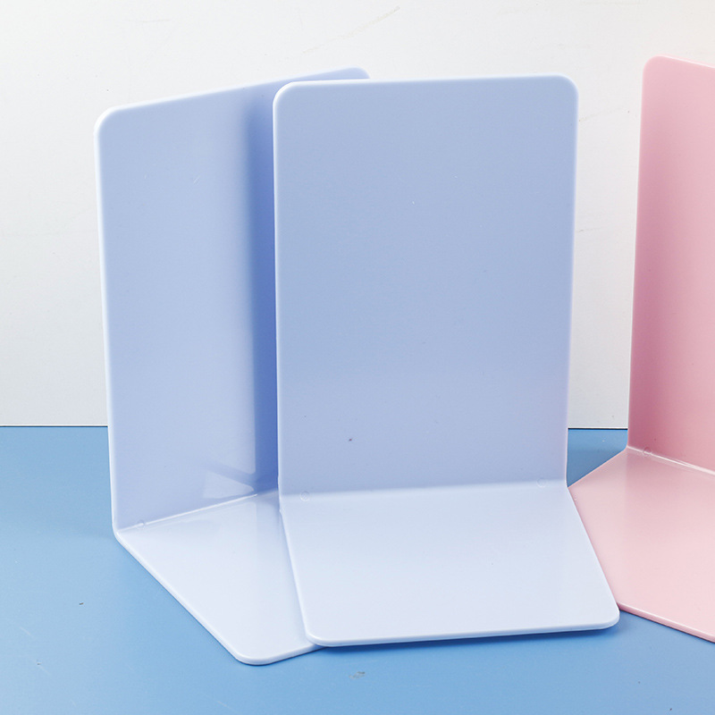 Book Holder Book Stand Solid Color L-Type Simple Large Book Stand Book Stand Bookshelf Baffle Desktop Book Storage Artifact Ins Style