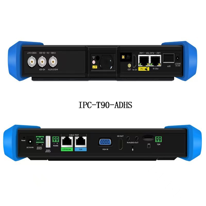 Netcom 4K Engineering Tool Ipc-T90Adhs Network Analog Video Surveillance Tester One-Click Test Poe Supply