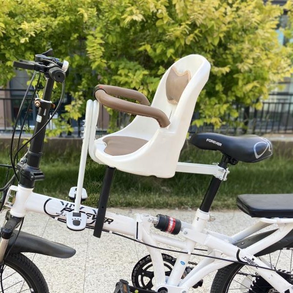 Bicycle children's seat quick release mountain bike bending car Children's seat front bicycle baby seat second disassembly