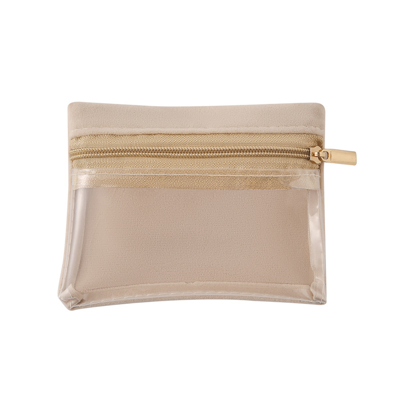 Jewelry Bag Velvet High-End Sealed Anti-Oxidation Jewelry Box Jewelry Earrings Ring Necklace Storage Travel Cosmetics Bag