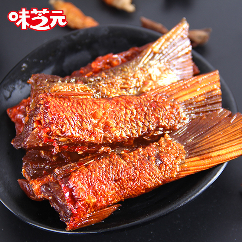 Weizhiyuan fishtail steak 26g * 20 packs Hunan specialty snacks spicy fish tail spicy Internet celebrity snacks