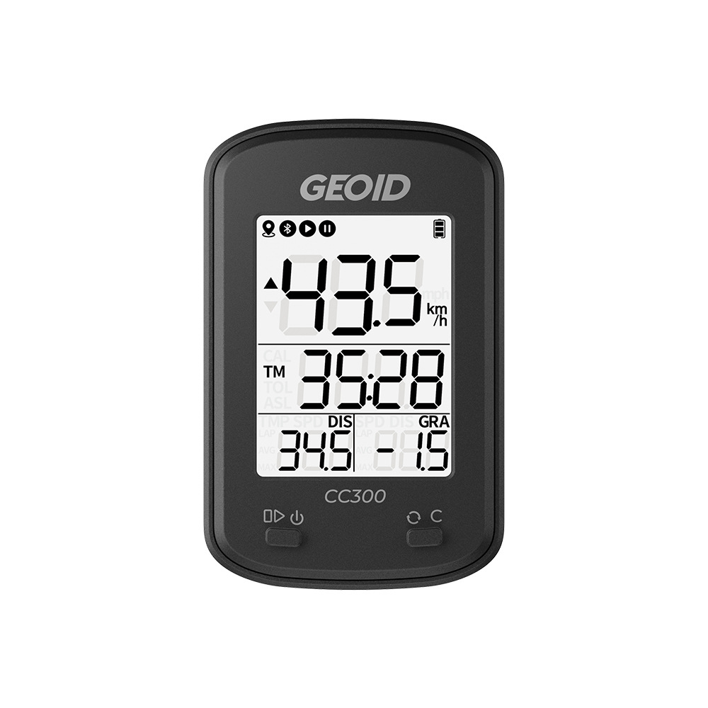 Geoid Cc400 Bicycle Cycling Computer Gps Speed Monitoring Mileage Heart Rate Cadence Waterproof and Durable