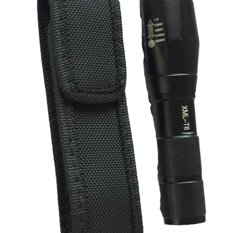 Strong light T6 flashlight cloth cover 103 cloth bag R5 strong light flashlight universal protective cover factory wholesale in stock supply