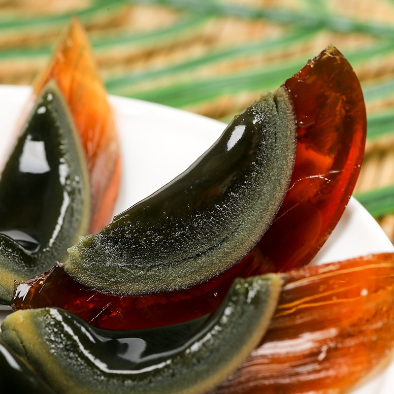 Shendan Pine Flower Preserved Eggs 20 Pieces Lead-Free Craftsmanship Pine Flower Duck Eggs for Catering Hubei Factory Direct Supply