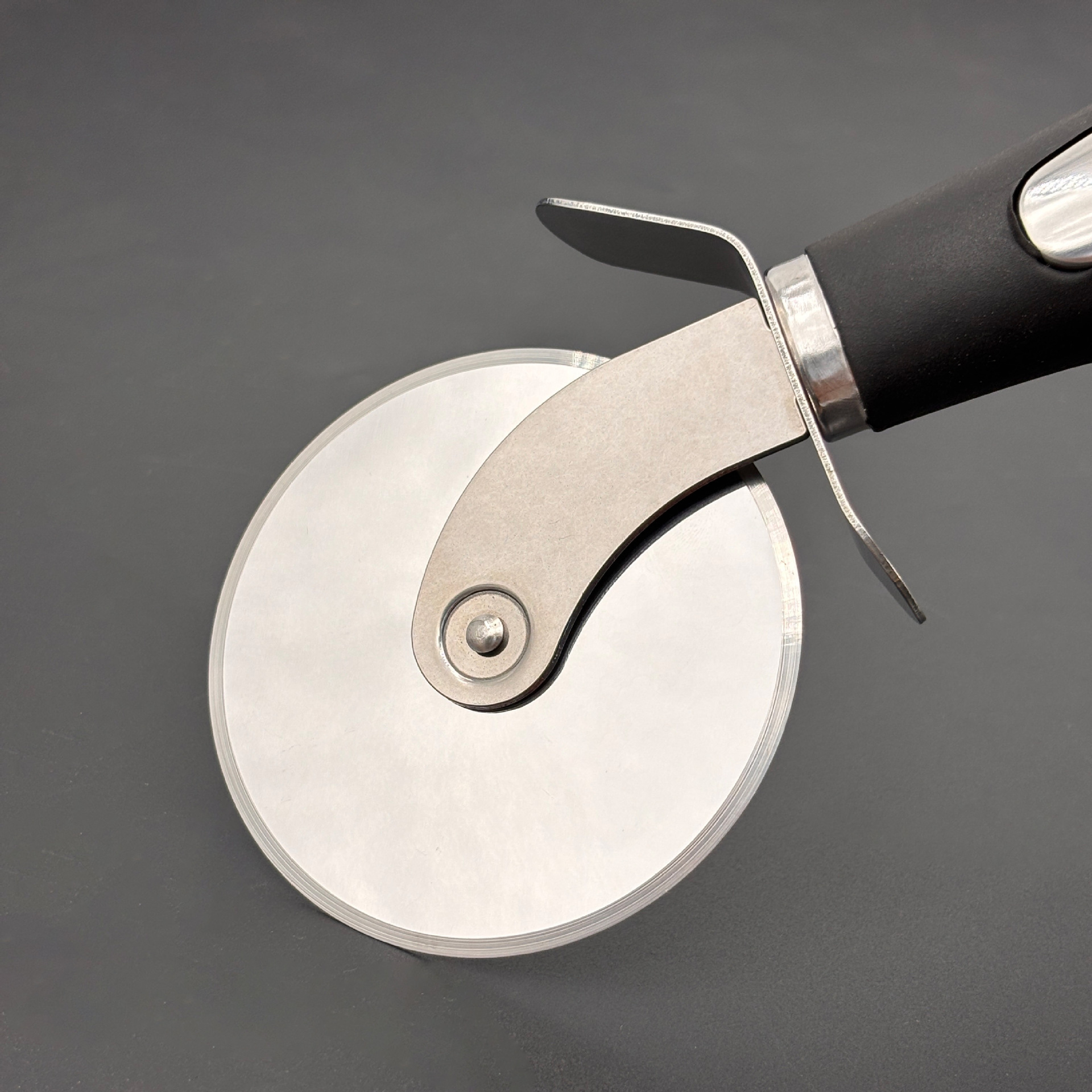 Stainless Steel Pizza Knife Roller Knife Osco Knife Pancake Knife Cake Baking Wheel Tool Pizza Knife Two-Piece Set