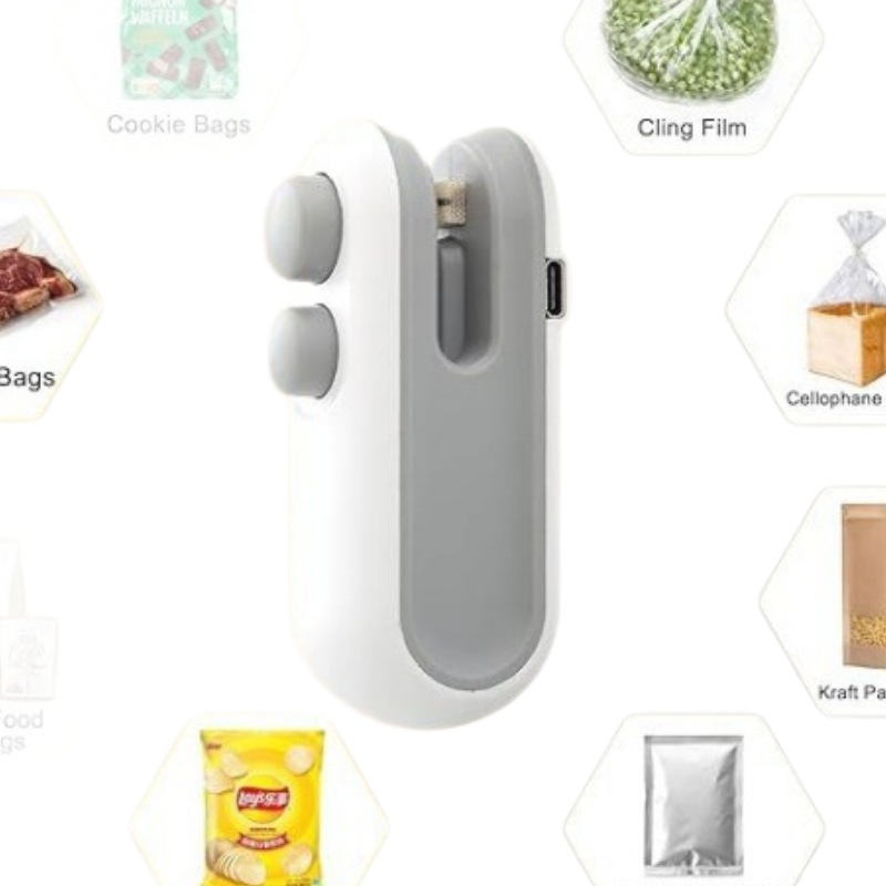 Sealing Machine Household Small Mini Sealing Machine Plastic Sealing Machine Sealing Clip Sealing Clip Sealing Artifact Snack Sealer