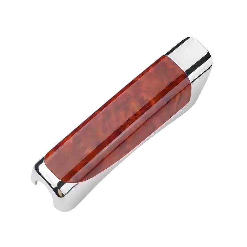 Cross-Border Hot-Selling Car Handbrake Cover Modified Handbrake Cover Decorative Cover Handbrake Handle Decorative Car Carbon Fiber Pattern Handbrake Cover