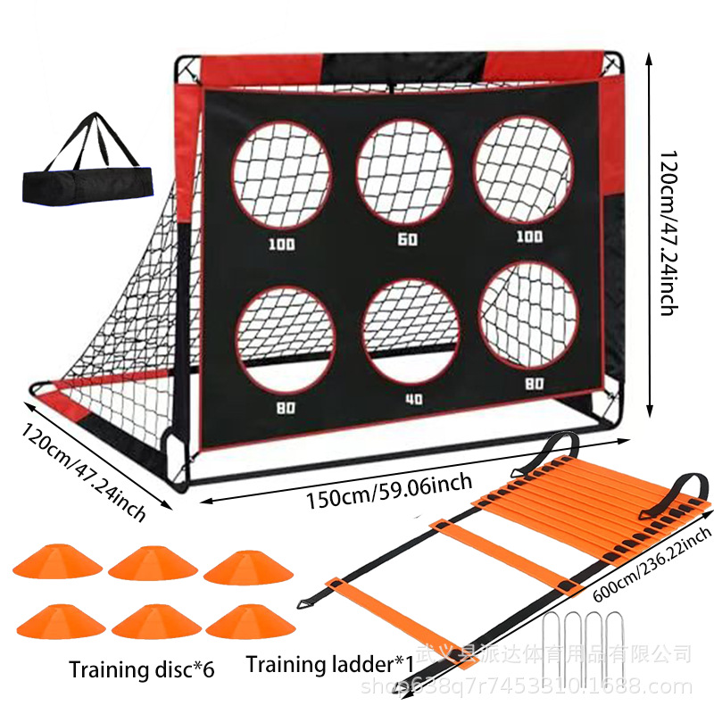 5 * 4ft football gate football net portable detachable two-in-one goal 420D Oxford cloth cross-border hot sale
