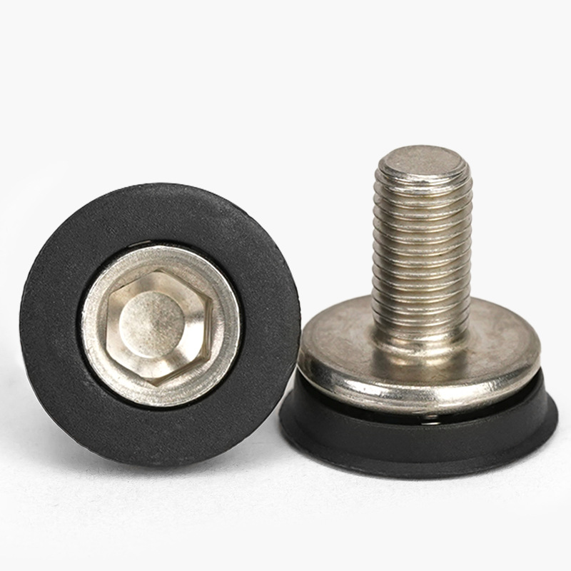 Professor bicycle square hole axle screw bicycle mountain bike tooth disc crank 8*1.0 stainless steel axle screw