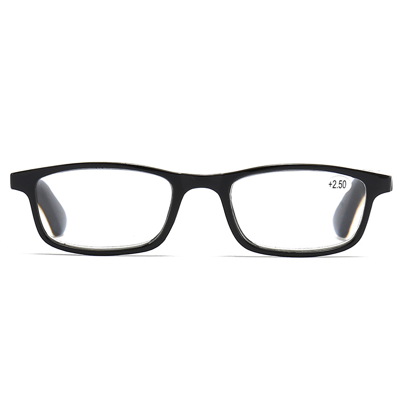 Cross-border new reading reading glasses fashion unisex PC spring leg fashion convenient small box factory direct sales