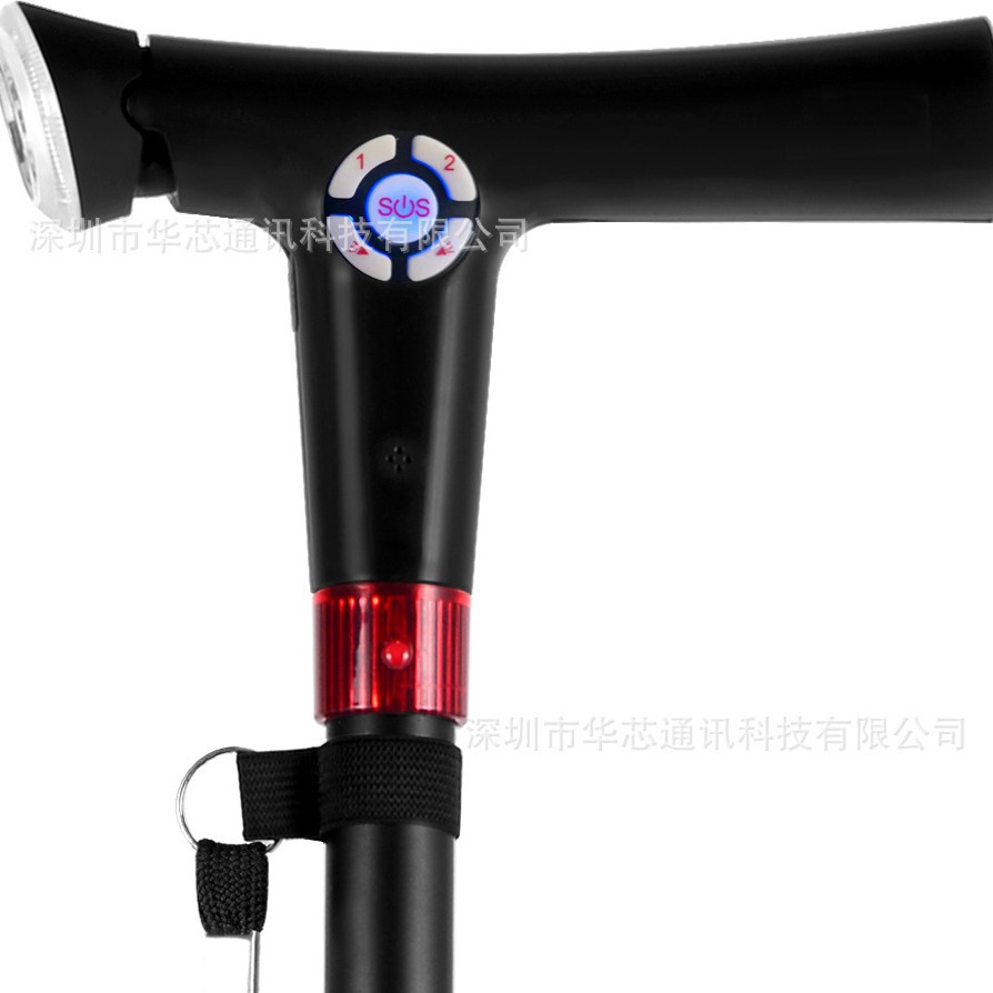 Carbon Fiber Pole Gps Positioning Call Stick for the Elderly