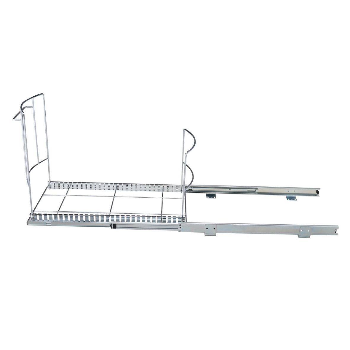 In-Stock Slide-Out Cabinet Pull-Down Trash Can Rack under Sink Adjustable Pull-Out Trash Can Rack