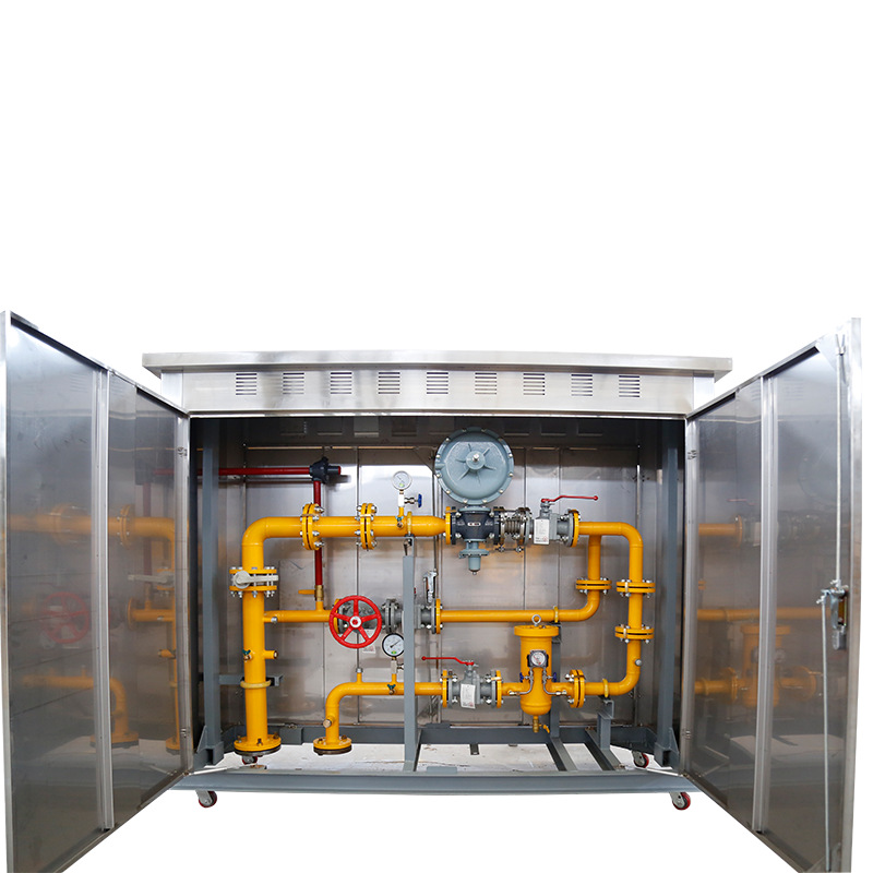 Stainless Steel Gas Pressure Regulating Cabinet Natural Gas Pressure Regulating and Reducing Equipment Gas Boiler Cng Pressure Regulating and Metering Cabinet