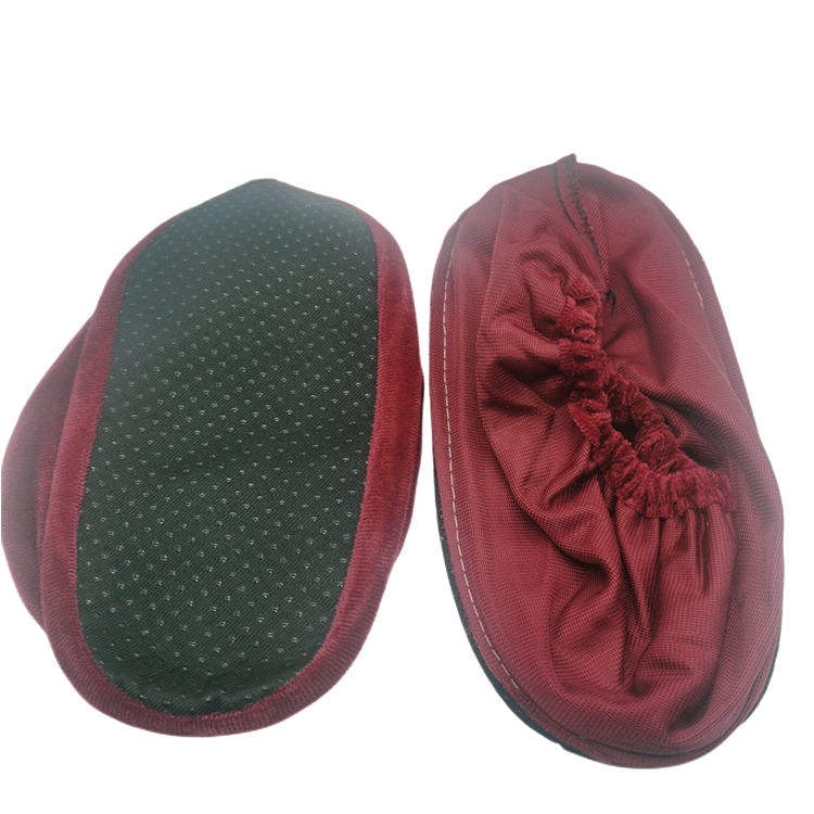 Wholesale flannel shoe cover thickened non-slip wear-resistant dustproof student computer room special breathable shoe cover indoor adult socks cover