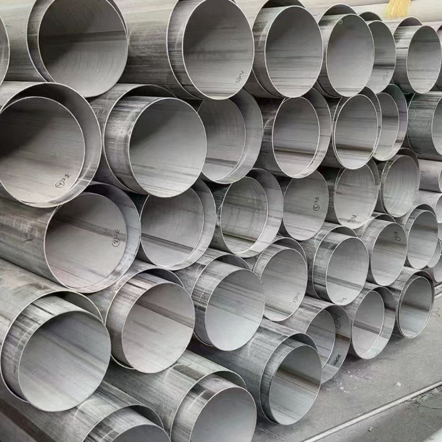 Stainless Steel Industrial Pipe 304 Welded Pipe Stainless Steel Pipe Precision Hollow Round Pipe Material Industrial Steel Pipe High Temperature Resistant
