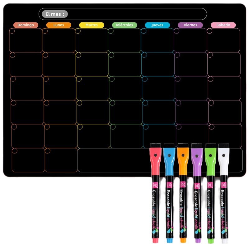 Wholesale Magnetic Refrigerator Stickers Writing Board Calendar Magnetic Whiteboard Wall Stickers Amazon Planner Table Refrigerator Stickers Message Board