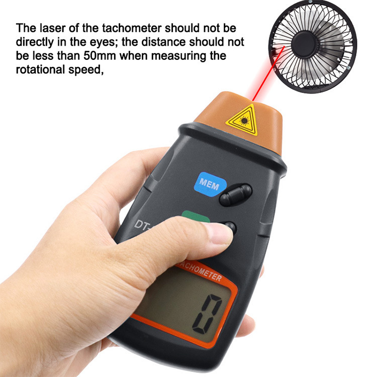 Dt2234C+ Laser Speed Infrared Motor Tachometer Engine Speed Measuring Instrument Motor Tachometer