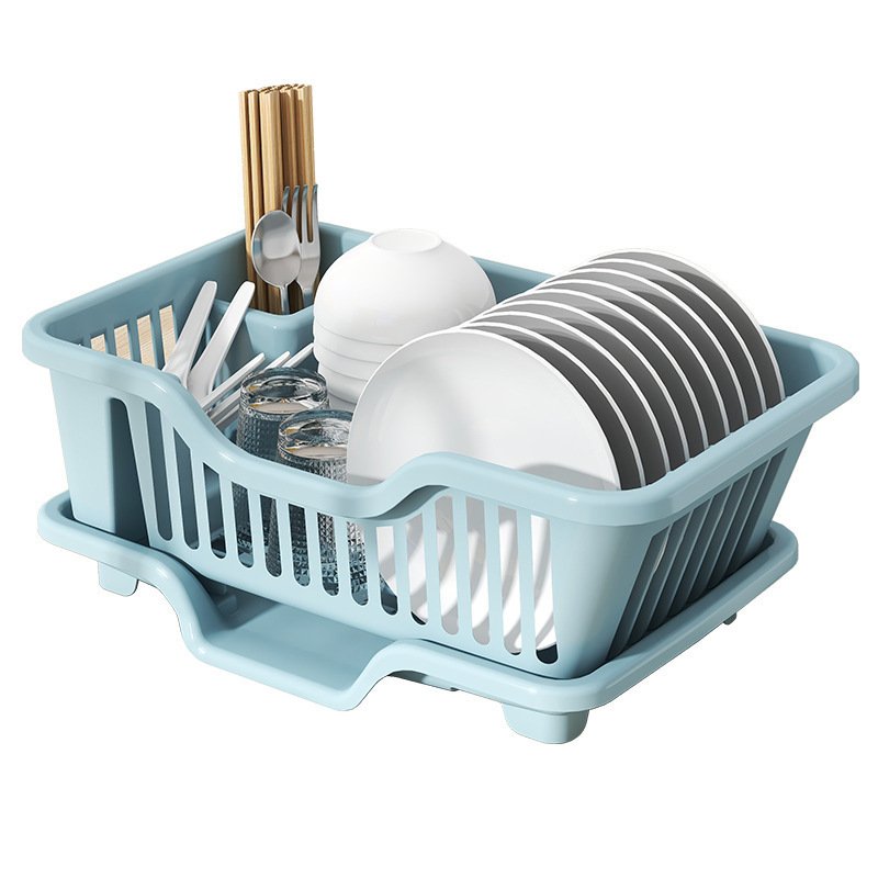 Household Kitchen Drain Dish Rack Dish Storage Rack Sink Rack Tableware Countertop Bowls and Chopsticks Drain Storage Box