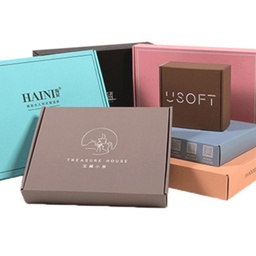 Manufacturer's Sky and Earth Box, Book-Shaped Clothing and Cosmetics, Super Hard Carton Square Ready-Made Express Box Packaging Box