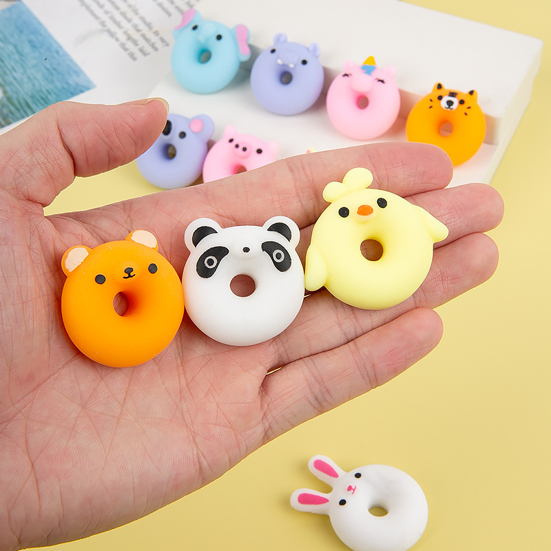 Мягкая игрушка для снятия стресса в виде пончика с медленным восстановлением, оптовая продажа от производителя