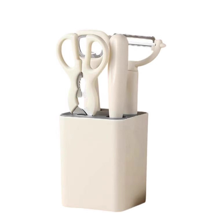 Kitchen Five-Piece Set of Household Gadgets Scissors Fruit Knife Paring Knife Bottle Opener Multifunctional Kitchen Utensils