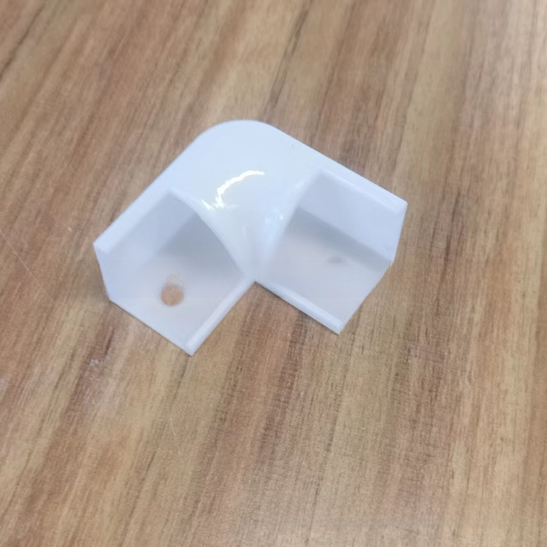 Led Line Light Shell Acrylic Corner Accessories Surface-Mounted Hard Light Strip 90 Degree Right Angle Aluminum Profile Light Trough Kit