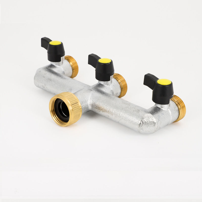 Horticultural garden irrigation watering water separator three-way two-way valve water pipe joint controllable valve switch water pipe fittings