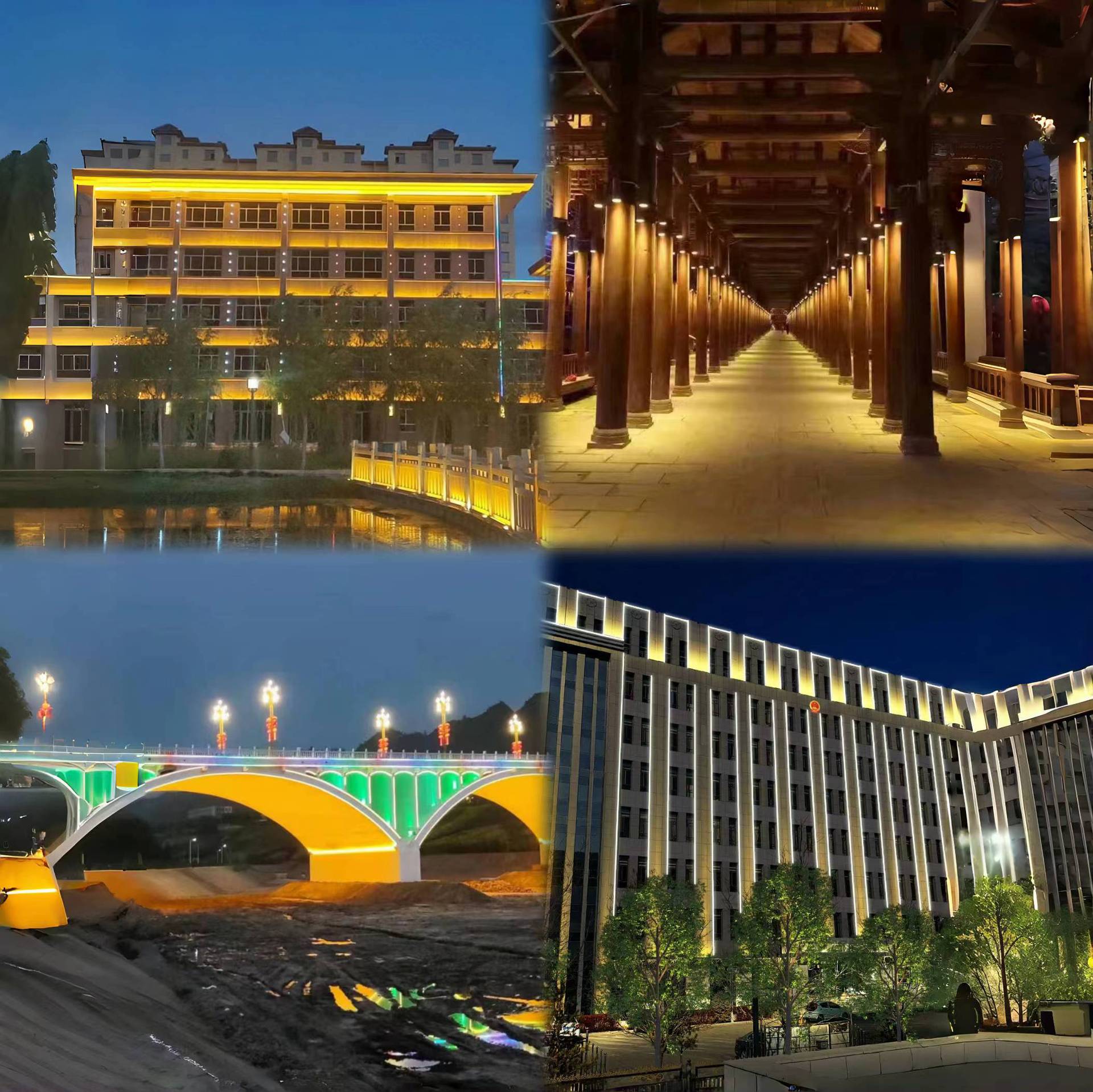 led wall washing lamp outdoor waterproof building hard light bar 24v brightening Bridge beautifying guardrail tube strip spotlight