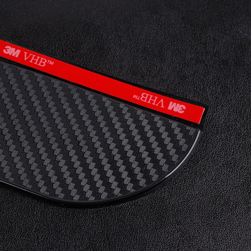 Car rearview mirror rain baffle thickened carbon fiber pattern rain shield rearview mirror rain eyebrow cover rain shield rain shield