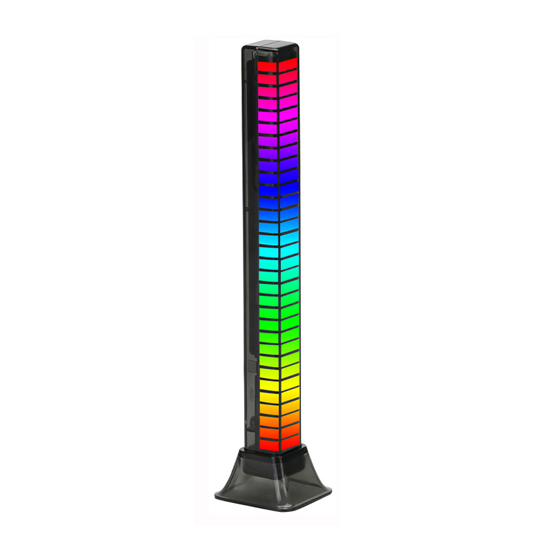 RGB pickup atmosphere light computer desktop voice control e-sports audio car 3D music rhythm led colorful induction light